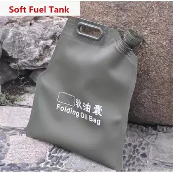 Складной запасной топливный бак на 10 литров для легковых автомобилей, грузовиков, внедорожников, мягкая сумка для хранения масла