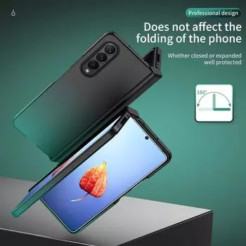 Складной защитный чехол из закаленного стекла для Samsung Galaxy Z Fold 4 5g Fold3 Fold4 Fold 3 2 Fold2 противоударные матовые чехлы for Galaxy Z Fold 2