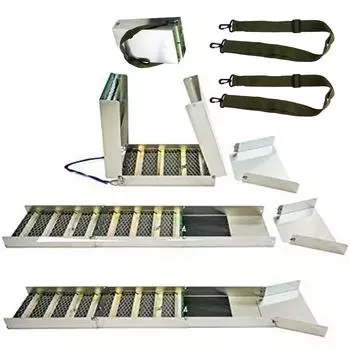 Складной золотой шлюзовый ящик из алюминиевого сплава, портативный желоб для добычи золота, промывка, поиск, извлечение, инструмент