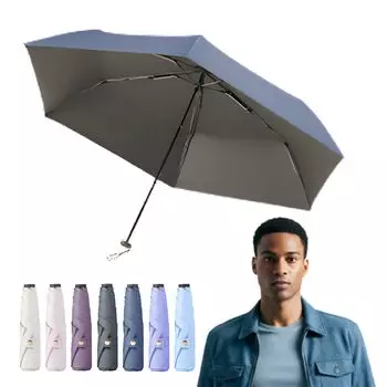 Складной зонт для солнечной и дождливой погоды, тепла, УФ-защиты, воды, 145 г, для дней, легкий, компактный, UPF50+, экранирующий, экранирующий,