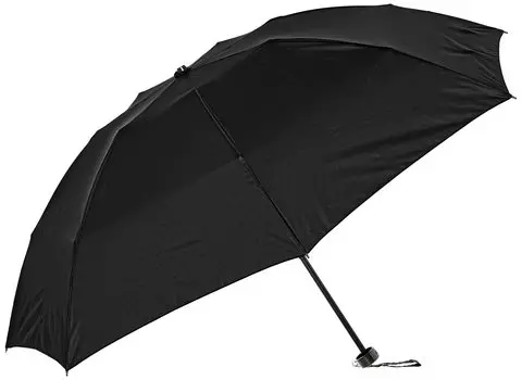 Складной зонт DUNAMIS Plain Umbrella Simple Gentleman Umbrella 10484 Black Rib 55 см [Moonbat] Мужская длина прибл. чёрный