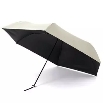 Складной зонт HARERU, белый складной зонт, ручной, 97 см, сверхлегкий, 140 г, японская компания, высший класс, защита от ультрафиолета, блокировка света белый