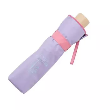 Складной зонт Ogawa Snoopy Parasol для женщин с защитой от ультрафиолета, защитой от тепла, водоотталкивающий, арахисовый, фиолетовый, розовый, 50 см, 6 спиц, 56169 99,9%