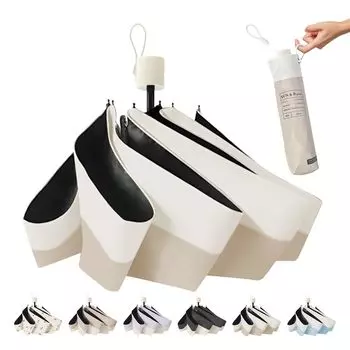 Складной зонт от солнца с УФ-подсветкой, подходит для солнца и включает в себя хранение, компактный и УФ-защита от тепла, защита от солнца в сезон дождей, унисекс x, блокировка 99,9%, UPF50+,