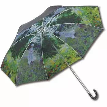 Складной зонт разноцветный 49 см складной зонт серии Masterpiece Monet U-Power (Длина ребра) АУ-02512