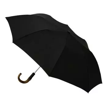 Складной зонт Topmatic SL KNS828 Автоматический зонт 5 лет гарантии Черный [Knirps] Мужской Открыть/Закрыть [710] чёрный