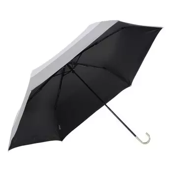Складной зонт Waterfront Parasol Umbulatio Slender Handle UV Block Bicolor Sesame Gray 53 см Gold Handle UV Protection 99,9% Womens S353-0795GY1-B2