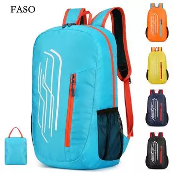 Складные дорожные рюкзаки, водонепроницаемая сумка для альпинизма, рюкзак для верховой езды, спортивная сумка для мужчин и женщин жёлтый