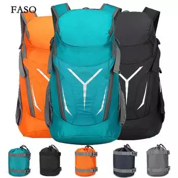 Складные дорожные рюкзаки, водонепроницаемая сумка для альпинизма, рюкзак для верховой езды, спортивная сумка для мужчин и женщин чёрный