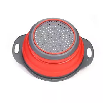 Складные дуршлаги, складной силиконовый дуршлаг для кухни, силиконовое сито для фруктов и овощей, кухонные принадлежности
