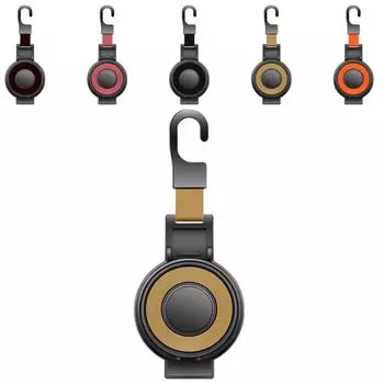 Складные крючки для подголовника на спинку сиденья автомобиля, многофункциональный автомобильный подстаканник, держатель телефона с кошельком чёрный