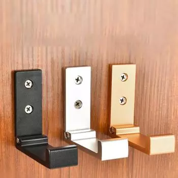 Складные крючки Настенные двери Одежда Пальто Шляпа Сумки Вешалки из алюминиевого сплава Кухня Ванная комната Нержавеющие крючки для полотенец Складной одинарный крючок