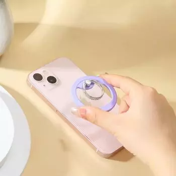 Складные магнитные кольца для сотовых телефонов, подставка-держатель, вращающаяся на 360 градусов, для держателя телефона, наклейка на заднюю панель автомобиля, аксессуары для телефонов белый