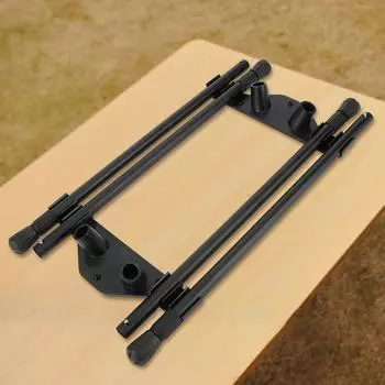 Складные ножки походного стола, прочные несущие металлические ножки для мебели, регулируемые по высоте ножки журнального столика, туристическое снаряжение «сделай сам»