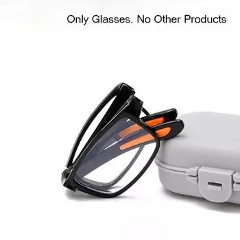 Складные очки для чтения с защитой от синего света, мужские и женские, высокой четкости, карманные, портативные, полнокадровые, для пресбиопии + 100 degrees