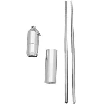 Складные палочки для еды, столовая посуда из нержавеющей стали, набор столовых приборов, прочные сервировочные принадлежности, удобные столовые приборы для дома и путешествий 304