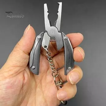 Складные плоскогубцы из нержавеющей стали, многоцелевые, для резки проволоки, снятия крючков, затягивания винтов, портативные, складные, мини-плоскогубцы для рыбалки на открытом воздухе