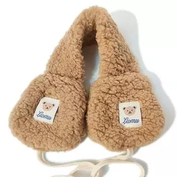 Складные плюшевые наушники с завязкой, ветрозащитные, утепленные, модные, плюшевые, для женщин и девочек