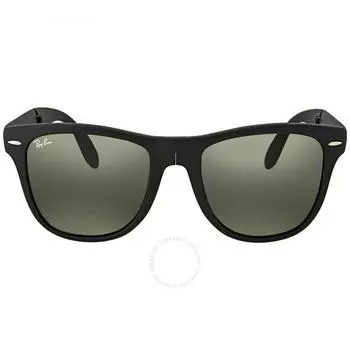 Складные солнцезащитные очки унисекс Ray Ban Wayfarer Classic Green Classic G 15 RB4105 601S 54