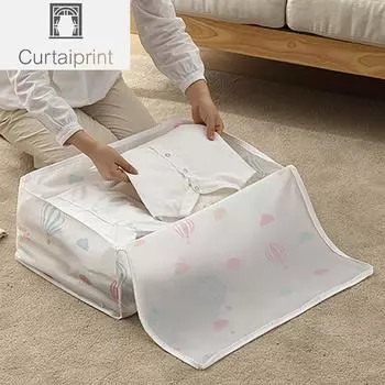 Складные сумки для хранения, одеяло, одеяло, подушка, органайзер для багажа, антипылевой органайзер для шкафа 55*36*20cm