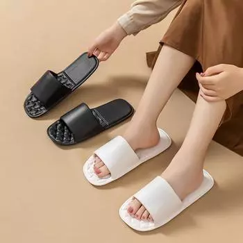 Складные тапочки для женщин, летние домашние нескользящие тапочки из ЭВА для путешествий 42-44 белый