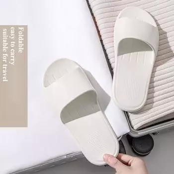 Складные тапочки для женских летних путешествий, незаменимый артефакт для путешествий. Одноразовые тапочки для плавания в отеле 36-38 белый