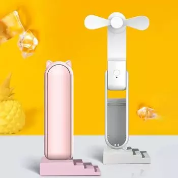 Складные вентиляторы Простые, из АБС-пластика, перезаряжаемые зелёный