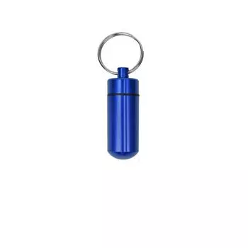 Складское хранение Алюминиевый сплав Водонепроницаемая бутылка для таблеток Бутылка для лекарств для улицы Мини-контейнер для лекарств