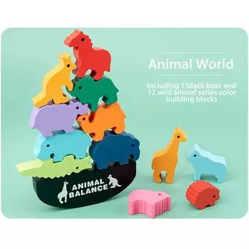 Складывание игрушек для детей, деревянные весы для развития мелкой моторики