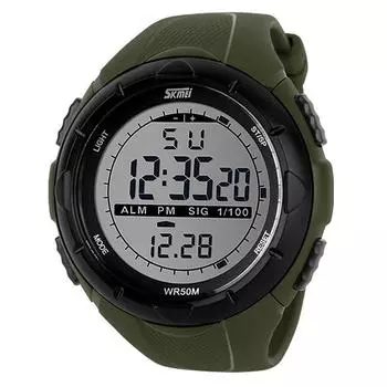 SKMEI 1025 Fashionable Personality Fan Creative Waterproof Sports Watch Big Dial Watch Men