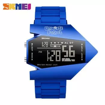 SKMEI детские спортивные часы с цветным светящимся дисплеем, трендовые водонепроницаемые многофункциональные часы для детей, подарки для мальчиков и девочек