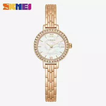 SKMEI новые женские модные кварцевые часы True Shellfish элегантные нежные роскошные водонепроницаемые часы для женщин L2629
