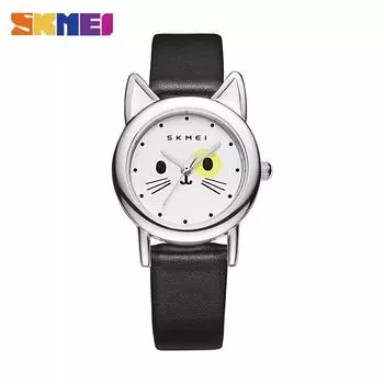 SKMEI Официальный 7062 Meow Star серии Cat кварцевые часы женские часы модные детские часы подарок оригинальные аутентичные водонепроницаемые