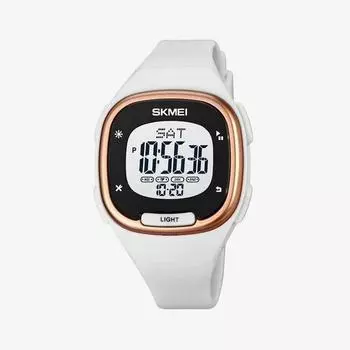 Skmei SKM-1959 Женские цифровые модные водонепроницаемые электронные спортивные резиновые уретановые наручные часы, популярные корейские часы