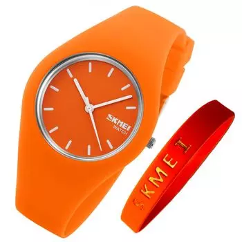 SKMEI Women s Watch Fashionable Sports Silicone Cute Student Simple Arm Watch Women s Watch Waterproof Casual Analog Brand Present High School