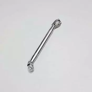 Скоба для ручки HURRICANE для дюймовой ручки, сверхтолстая, тип ML, размер 300 мм, хромированная, HB0713 1 серебряный