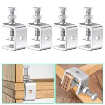 Скоба С-образная для тяжелых условий эксплуатации, зажимы из нержавеющей стали, универсальный кронштейн для сварки, плотницких работ, строительства, домашнего хозяйства 4