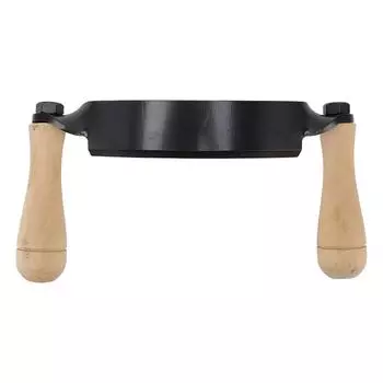 Скобейник с деревянной ручкой HRC 30, прочная вольфрамовая сталь, изогнутый, высокая острота, скобейник для бритья 8in