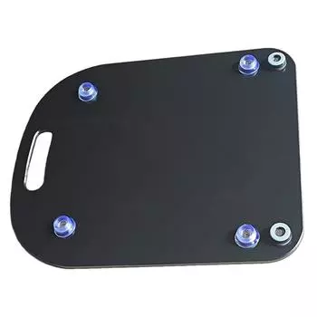 Скользящая доска Основа для кухонной машины Бытовая скользящая доска Акриловая текстура Подходит для перемещения кухонного гаджета чёрный