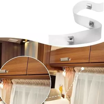 Скользящие ленты для штор для автодомов, прозрачные детали мебели для автодомов и фурнитура, скользящая лента для штор, 2 шт., фурнитура для оконного покрытия для использования с