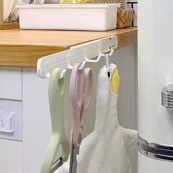 Скользящий крючок для растягивания, настенный, расширяющий зазор, липкий крючок, вешалка для полотенец, кухонная ванная комната, экономящая место, крючки для хранения