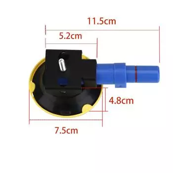 Скользящий обратный молоток с клеем и вакуумной присоской Набор инструментов для удаления вмятин без покраски автомобиля Набор для ремонта вмятин Съемник с ручным насосом База чёрный