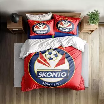 Skonto FA Duvet Cover Set without sheet King Queen Double Full Twin Single Size Bed Linen Set 140x210cm