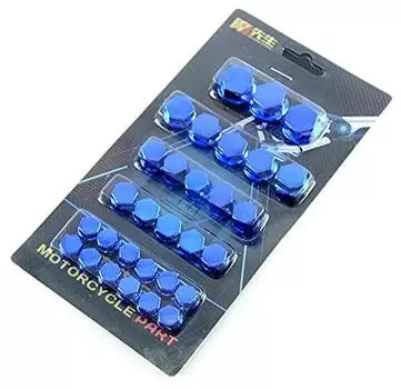 скоростная крышка гайки синяя