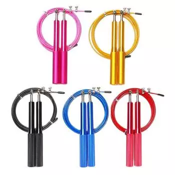 Скоростная скакалка, регулируемая скакалка, шарикоподшипники, отличное оборудование для тренировок в тренажерном зале для дома, упражнения для фитнеса