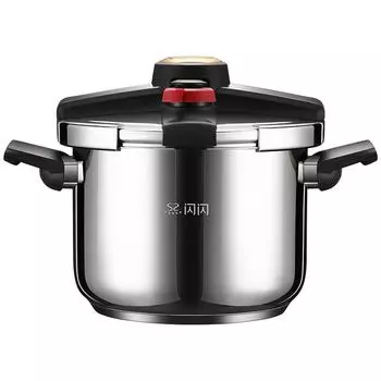 Скороварка из нержавеющей стали, индукционная посуда на 6,3 литра, открытие одним касанием, закрытие, кастрюли и сковородки, можно мыть в посудомоечной машине