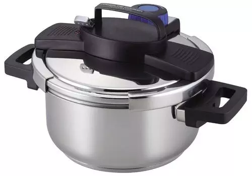 Скороварка Pearl Metal IH совместимая с 3-слойным дном и рычагом One Touch Lever 4.0L H-5388