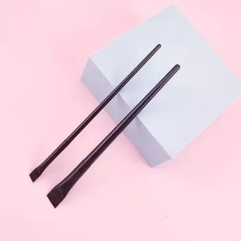 Скошенная плоская кисть для подводки глаз и бровей для точного макияжа глаз