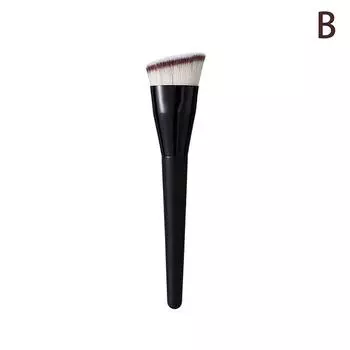 Скошенный/плоский/круглый верх Кисти для контурного макияжа с жидкой основой Кремовые румяна Густая щетина Волосы Инструмент для полировки лица Инструмент для макияжа