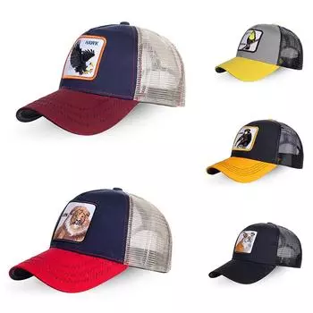 Скотная ферма дальнобойщик сетчатая бейсбольная кепка Snapback кепка хип-хоп мужская бежевый